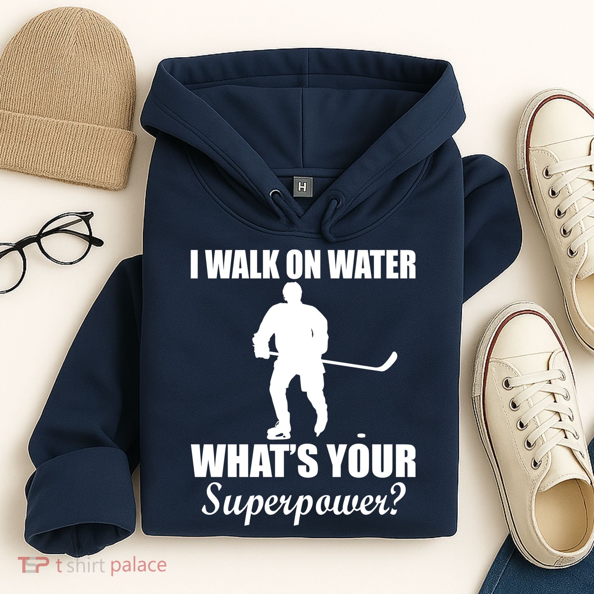 I Walk On Ice What's Your Superpower Hoodie
