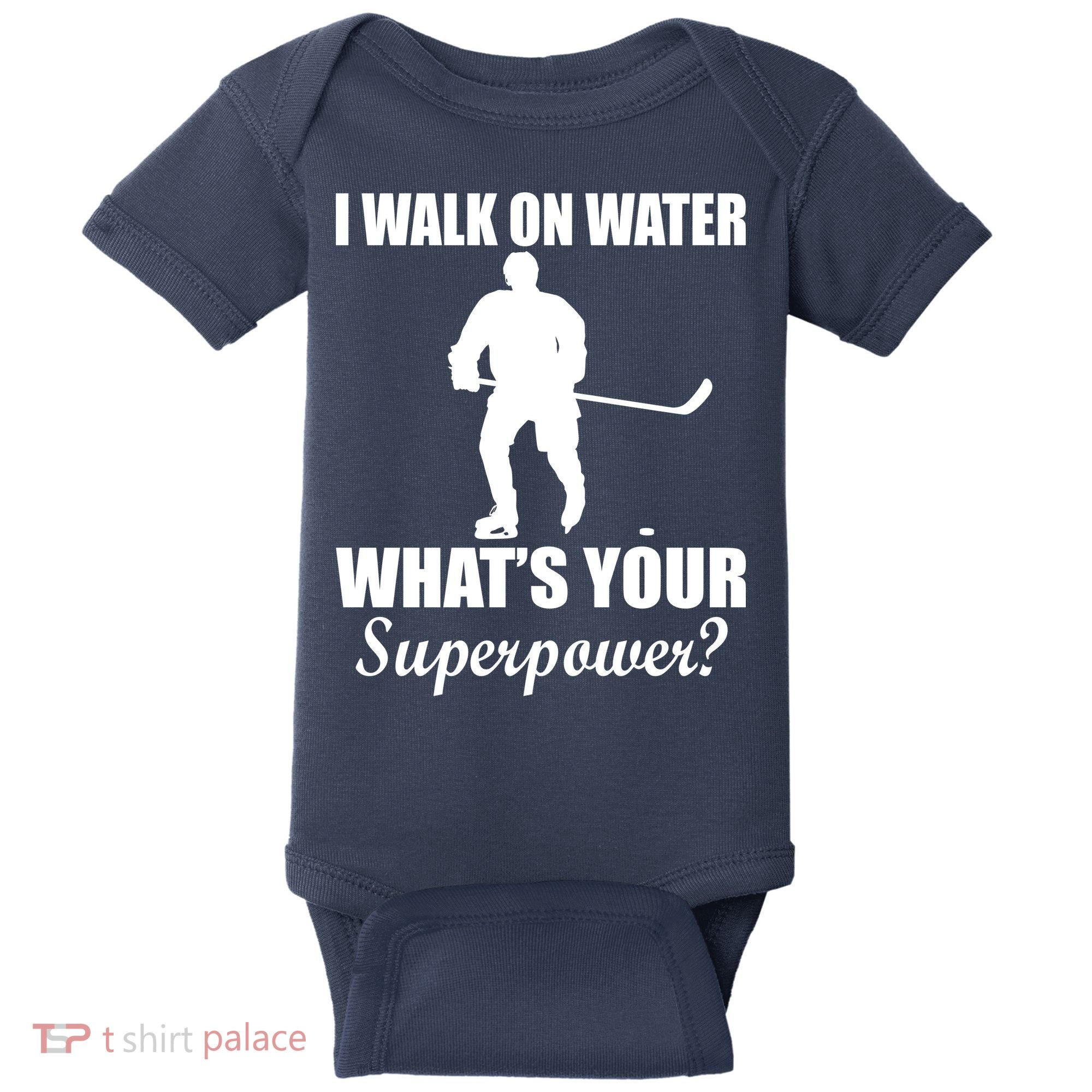 I Walk On Ice What's Your Superpower Baby Bodysuit