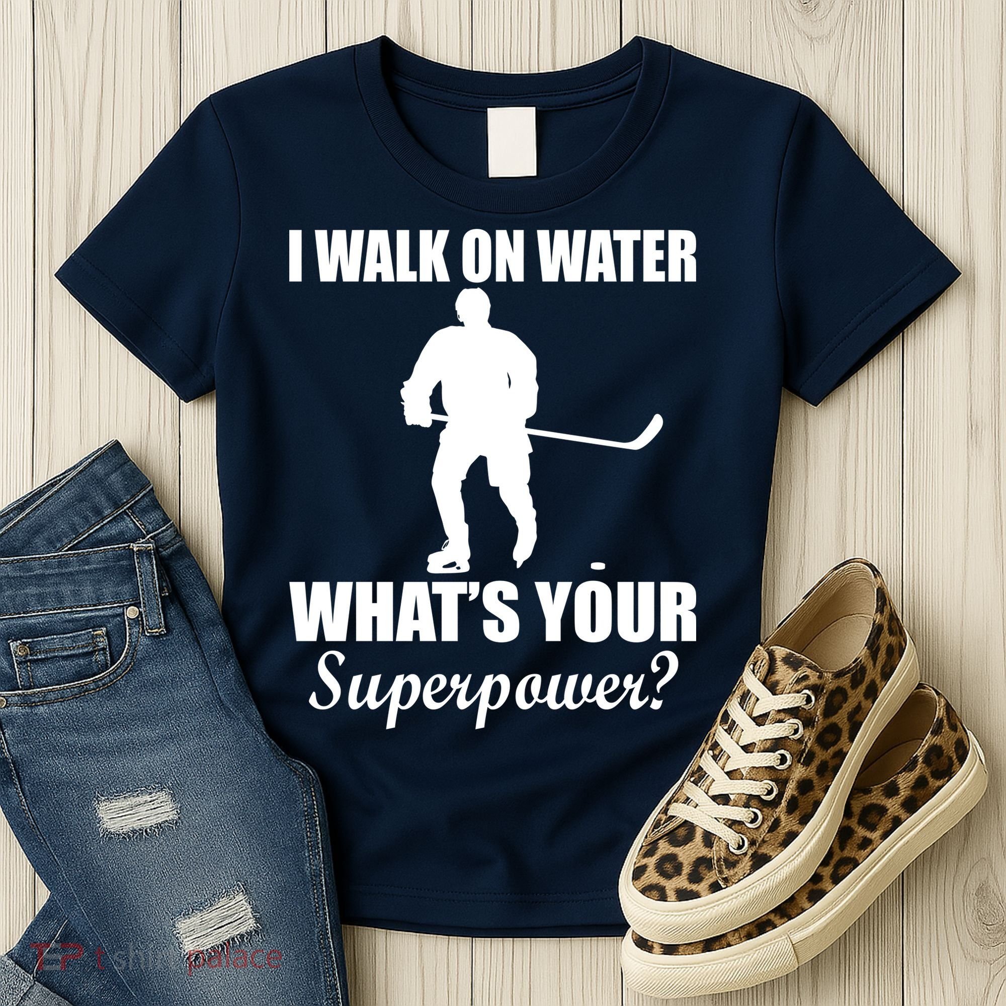 I Walk On Ice What's Your Superpower Women's T-Shirt