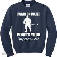 I Walk On Ice What's Your Superpower Kids Sweatshirt thumb 0