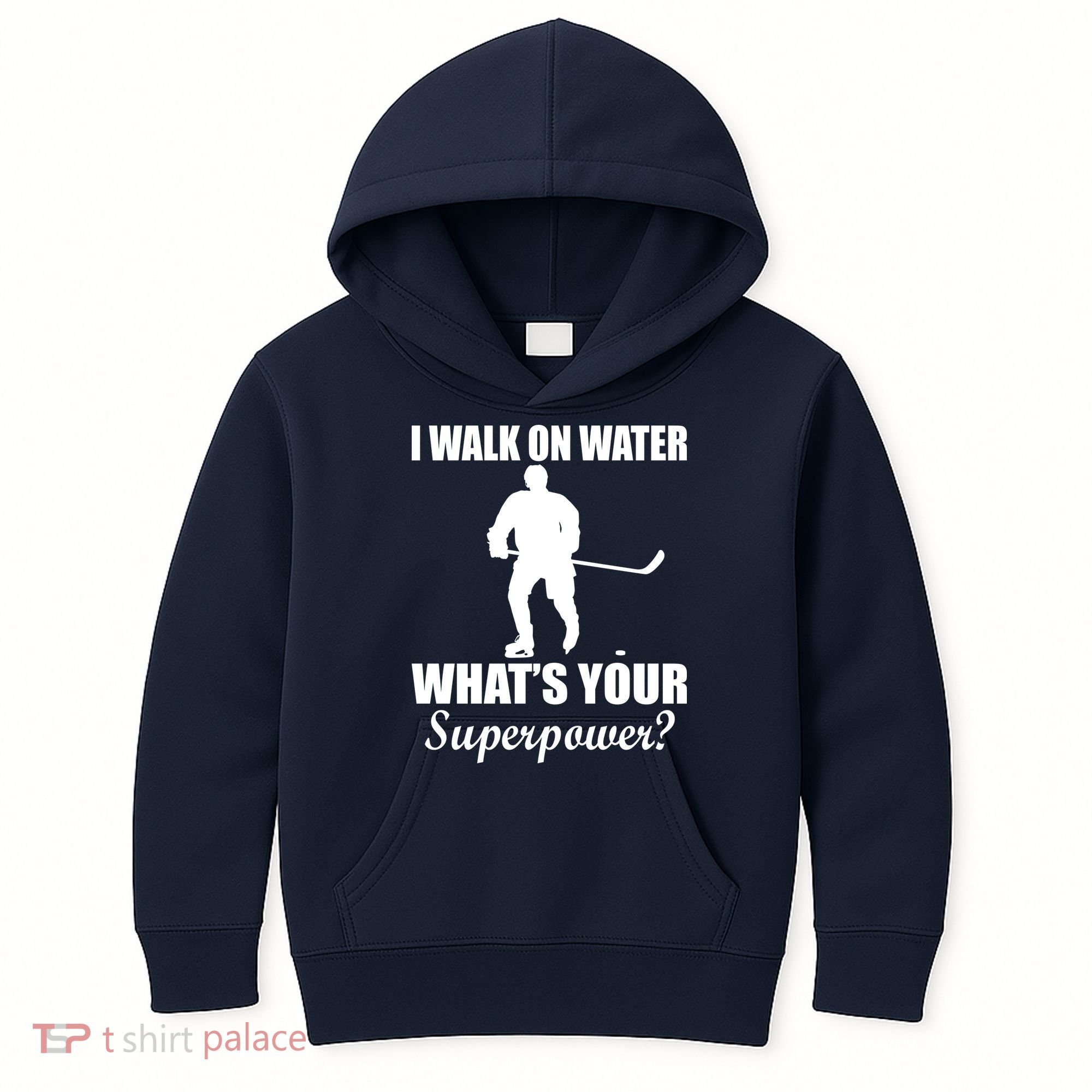 I Walk On Ice What's Your Superpower Kids Hoodie