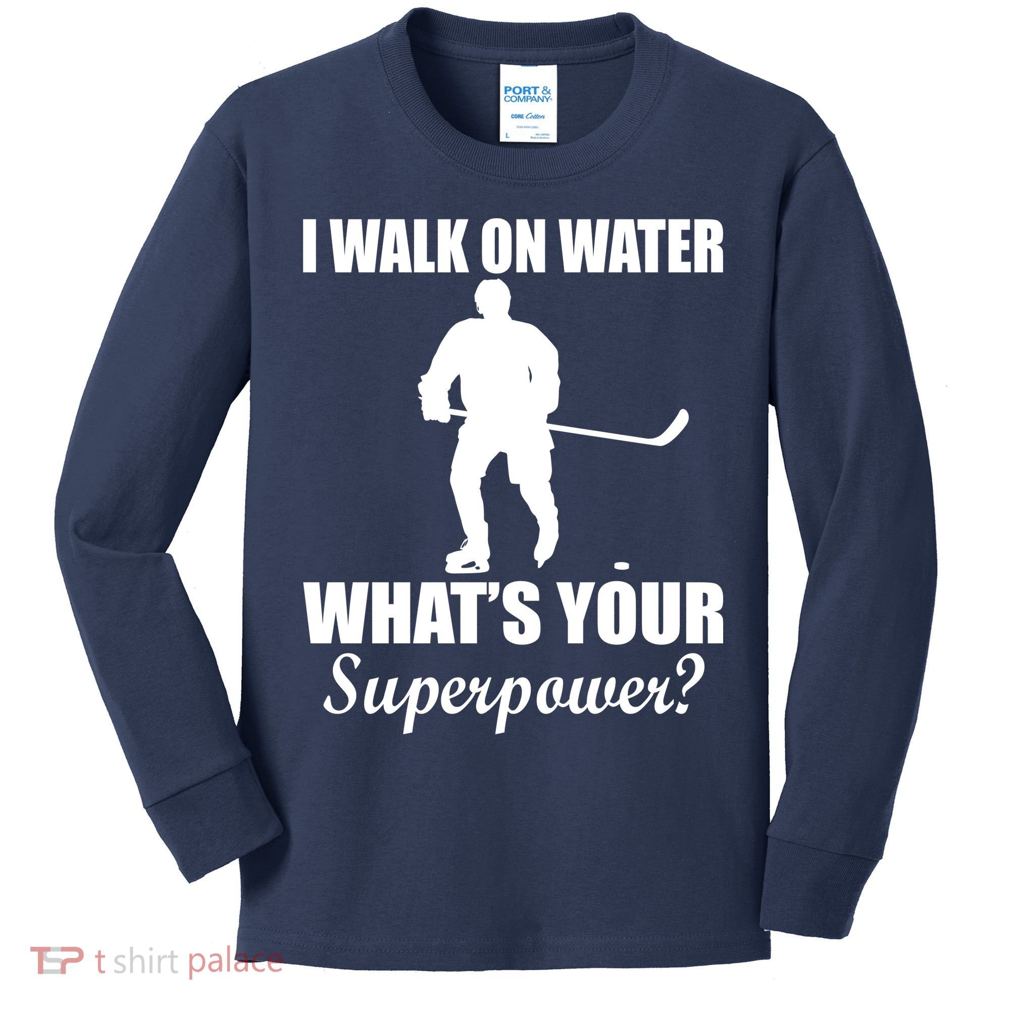 I Walk On Ice What's Your Superpower Kids Long Sleeve Shirt