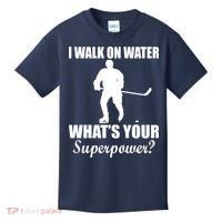 I Walk On Ice What's Your Superpower Kids T-Shirt thumb 0
