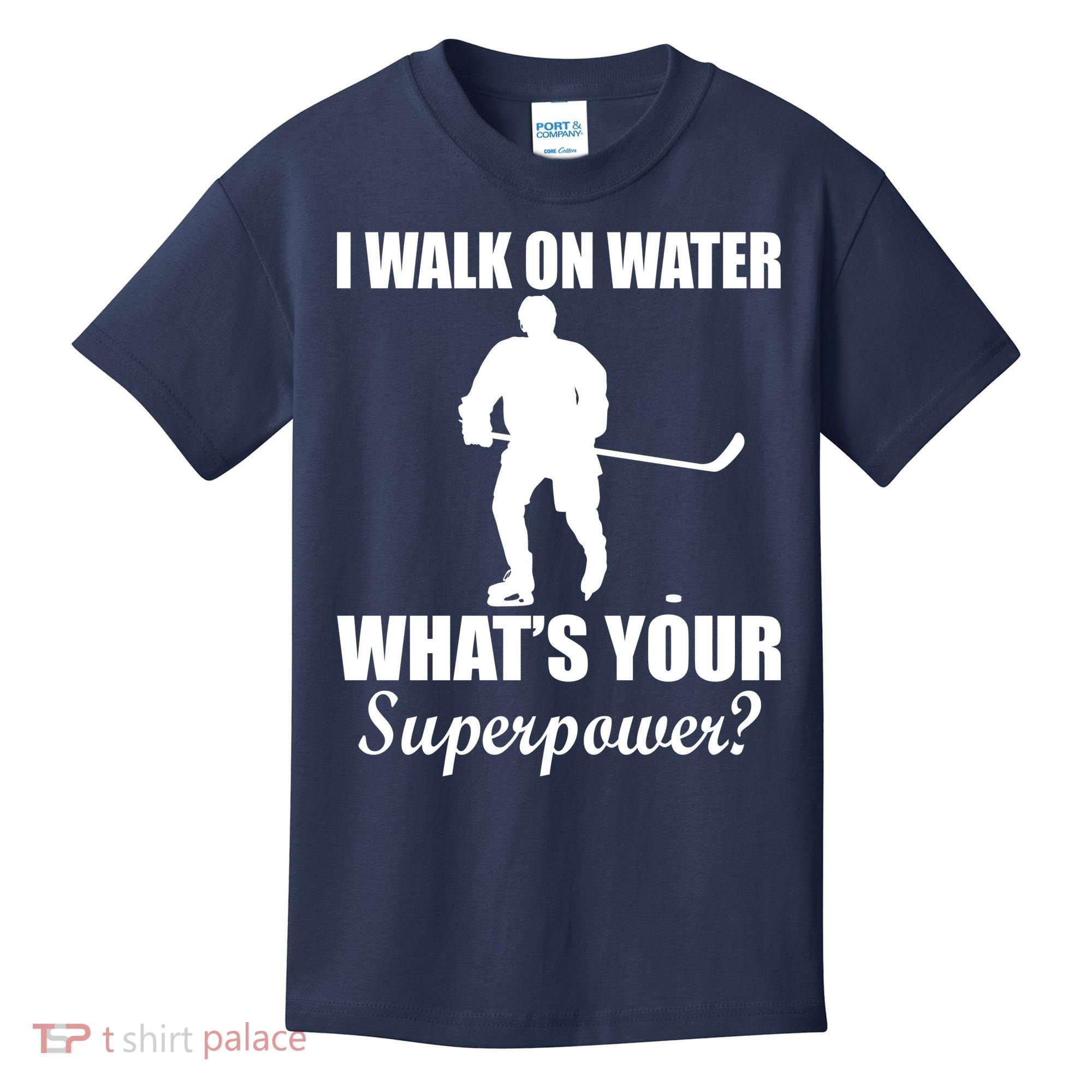 I Walk On Ice What's Your Superpower Kids T-Shirt