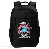 I Wanna Be Nice But Then People Happen Backpack thumb 0