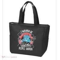 I Wanna Be Nice But Then People Happen Tote Bag thumb 3