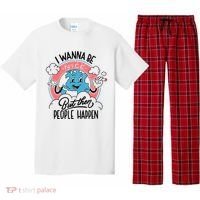 I Wanna Be Nice But Then People Happen Pajama Set thumb 0
