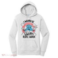 I Wanna Be Nice But Then People Happen Women's Hoodie thumb 0
