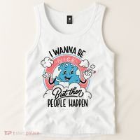 I Wanna Be Nice But Then People Happen Tank Top thumb 2