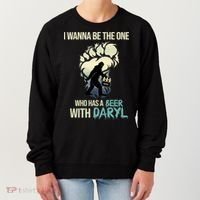 I Wanna Be The One Who Has A Beer With Daryl Women's Sweatshirt thumb 0