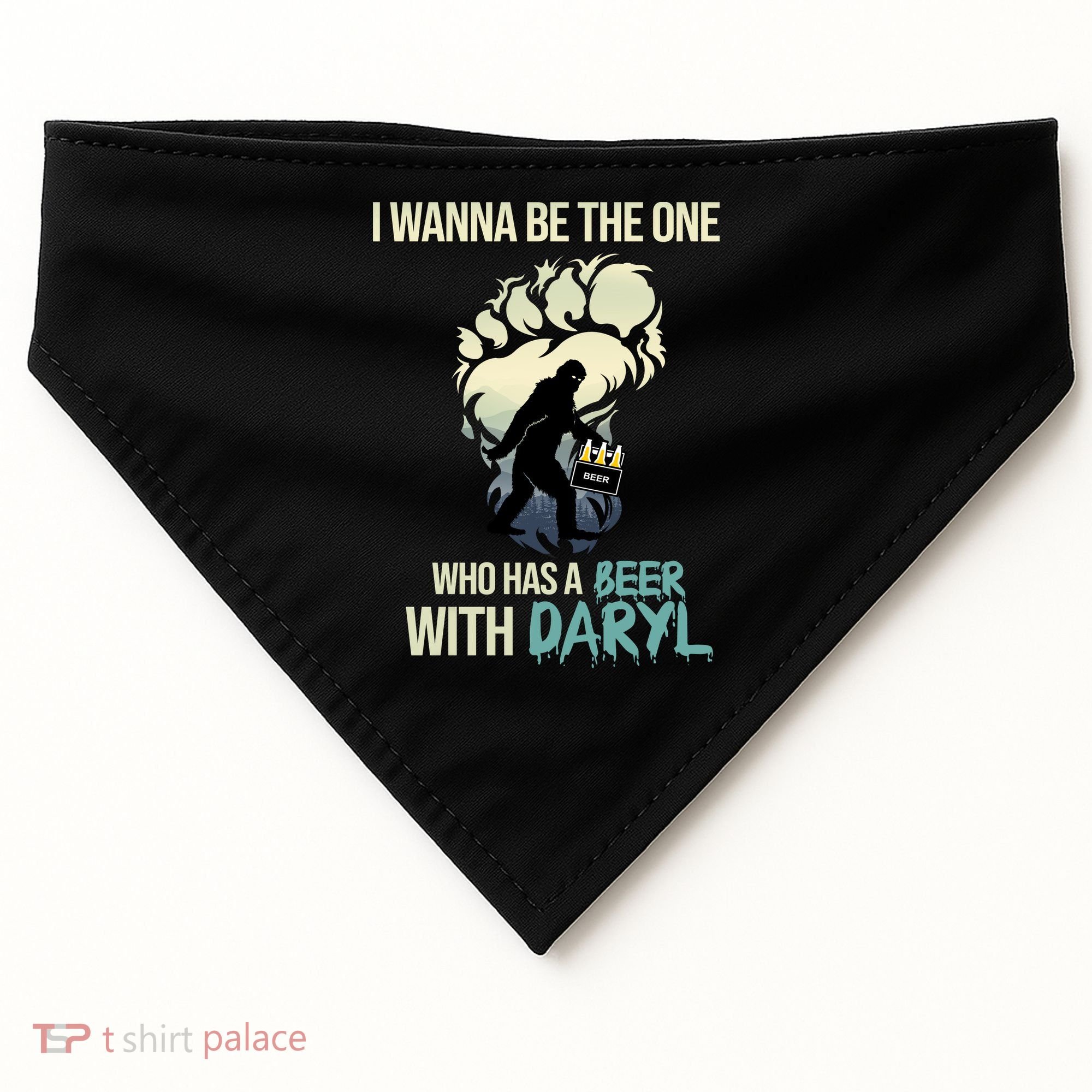 I Wanna Be The One Who Has A Beer With Daryl USA-Made Doggie Bandana