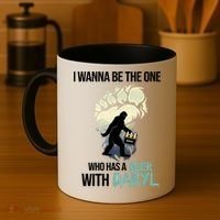 I Wanna Be The One Who Has A Beer With Daryl Coffee Mug thumb 4