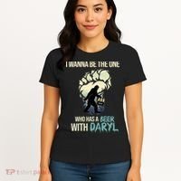 I Wanna Be The One Who Has A Beer With Daryl Women's T-Shirt thumb 4