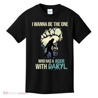 I Wanna Be The One Who Has A Beer With Daryl Kids T-Shirt