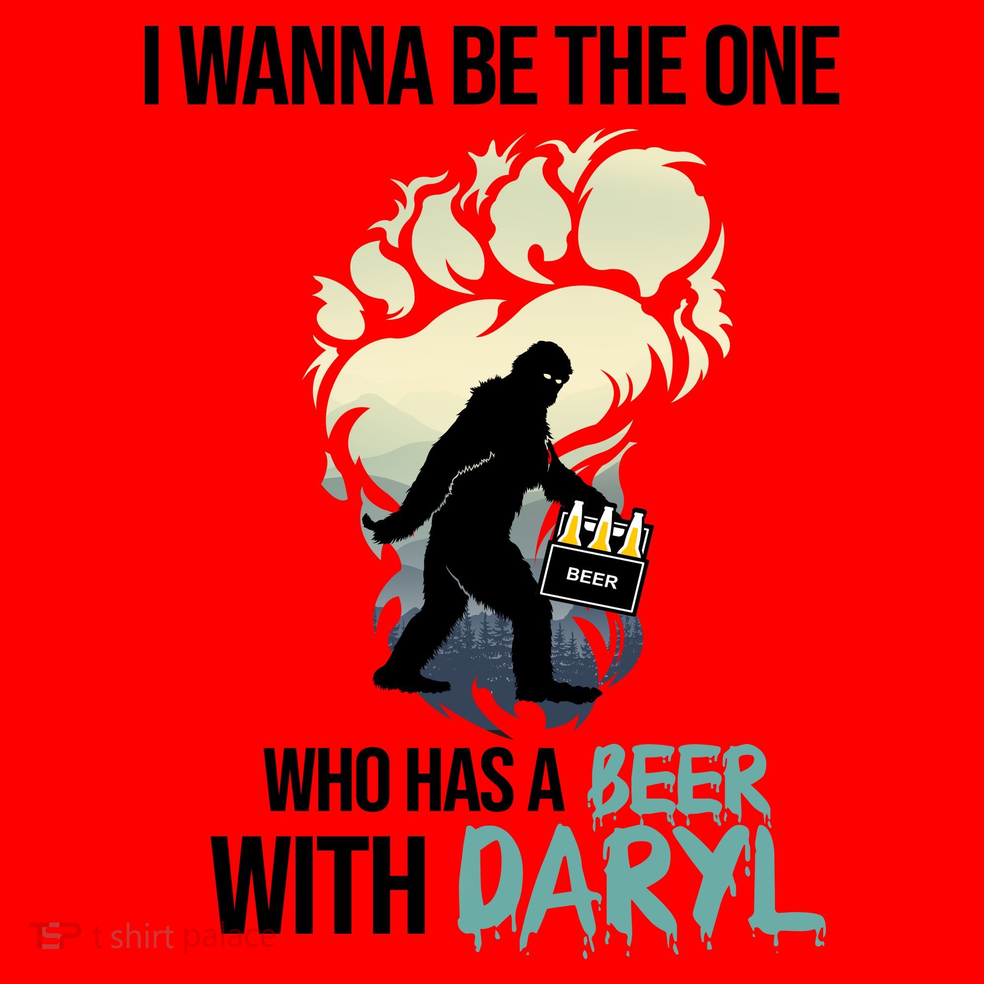 I Wanna Be The One Who Has A Beer With Daryl Santa Hat