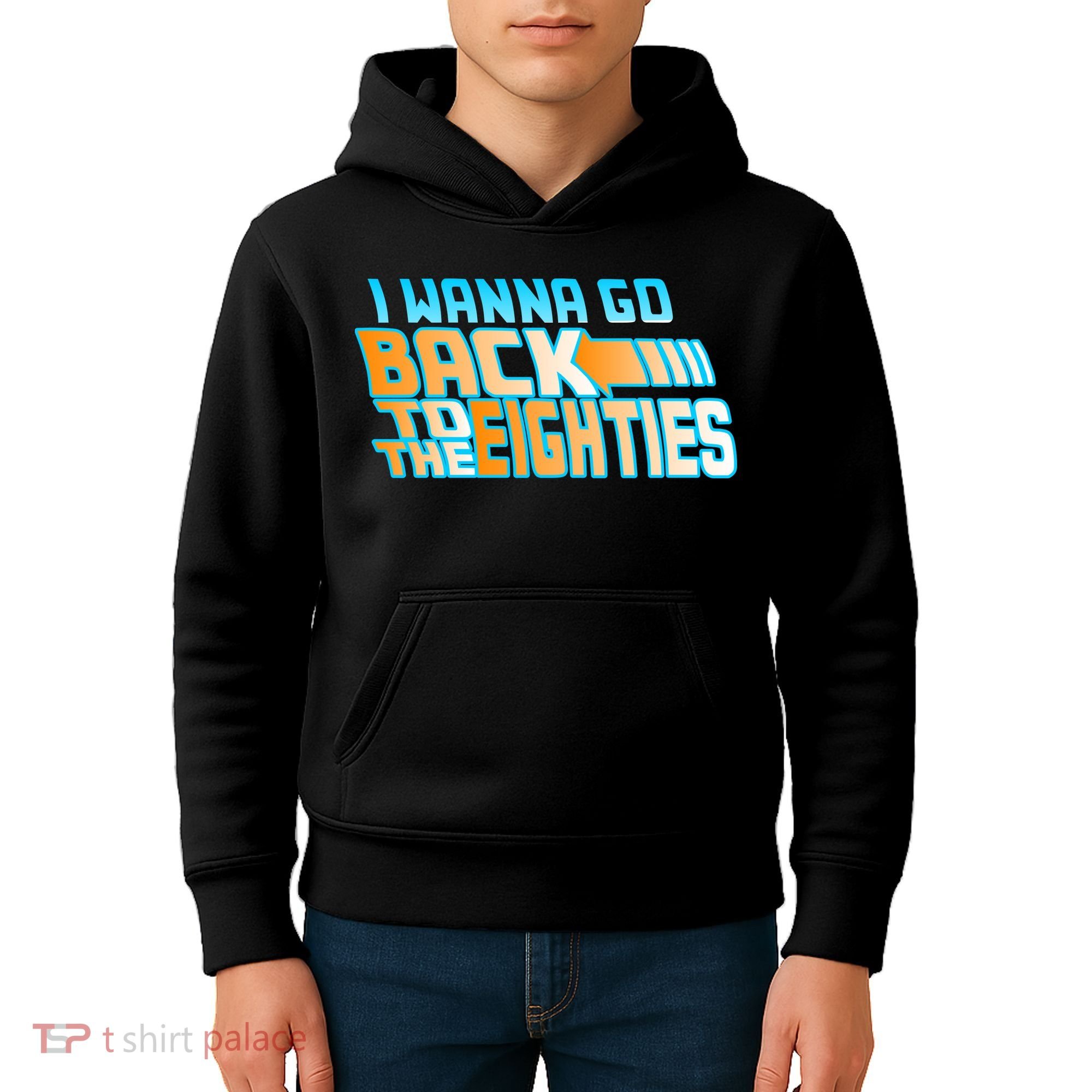 I Wanna Go Back To The 80s Kids Hoodie
