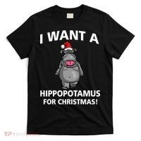 I Want A Hippopotamus For Christmas T-Shirt thumb 0