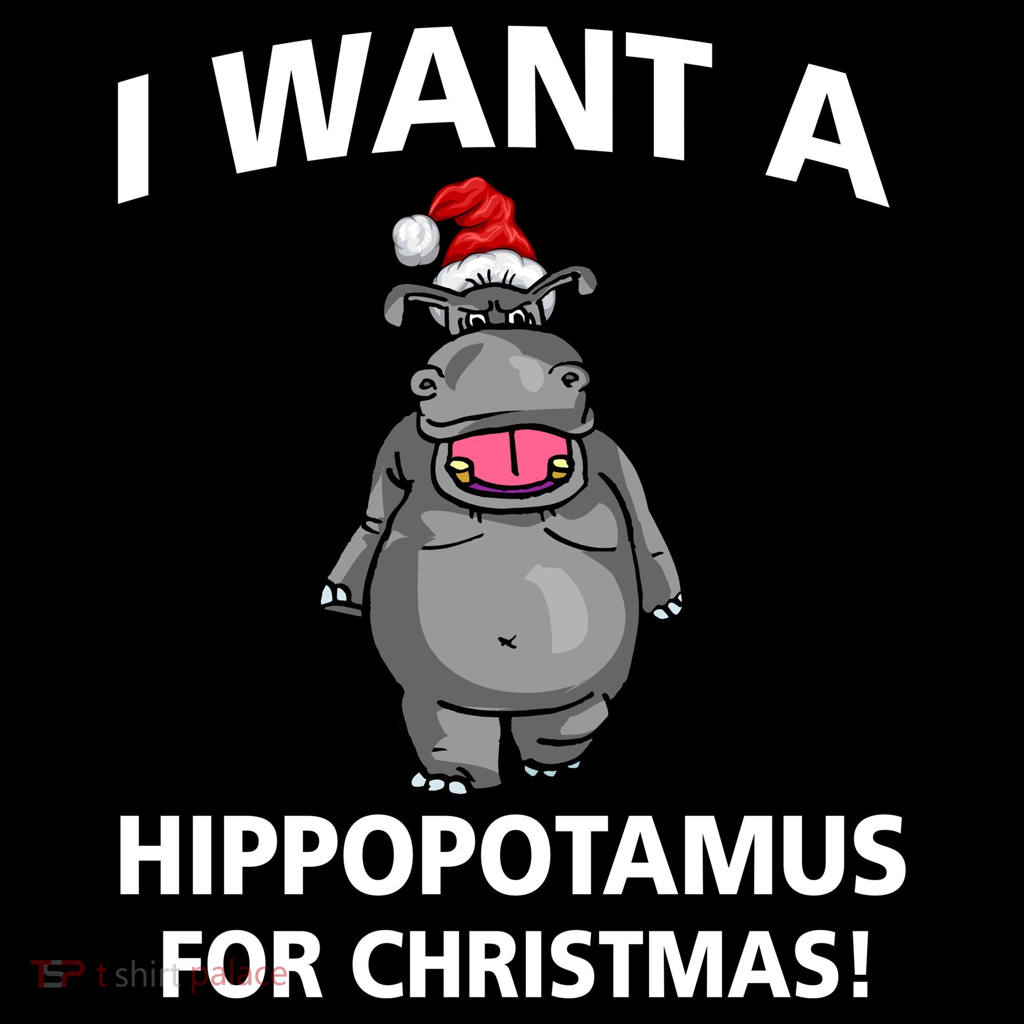 I Want A Hippopotamus For Christmas Mousepad