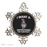 I Want A Hippopotamus For Christmas Ornament thumb 0