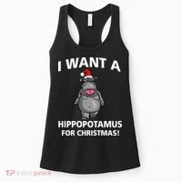 I Want A Hippopotamus For Christmas Women's Tank Top thumb 0