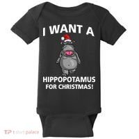 I Want A Hippopotamus For Christmas Baby Bodysuit thumb 0