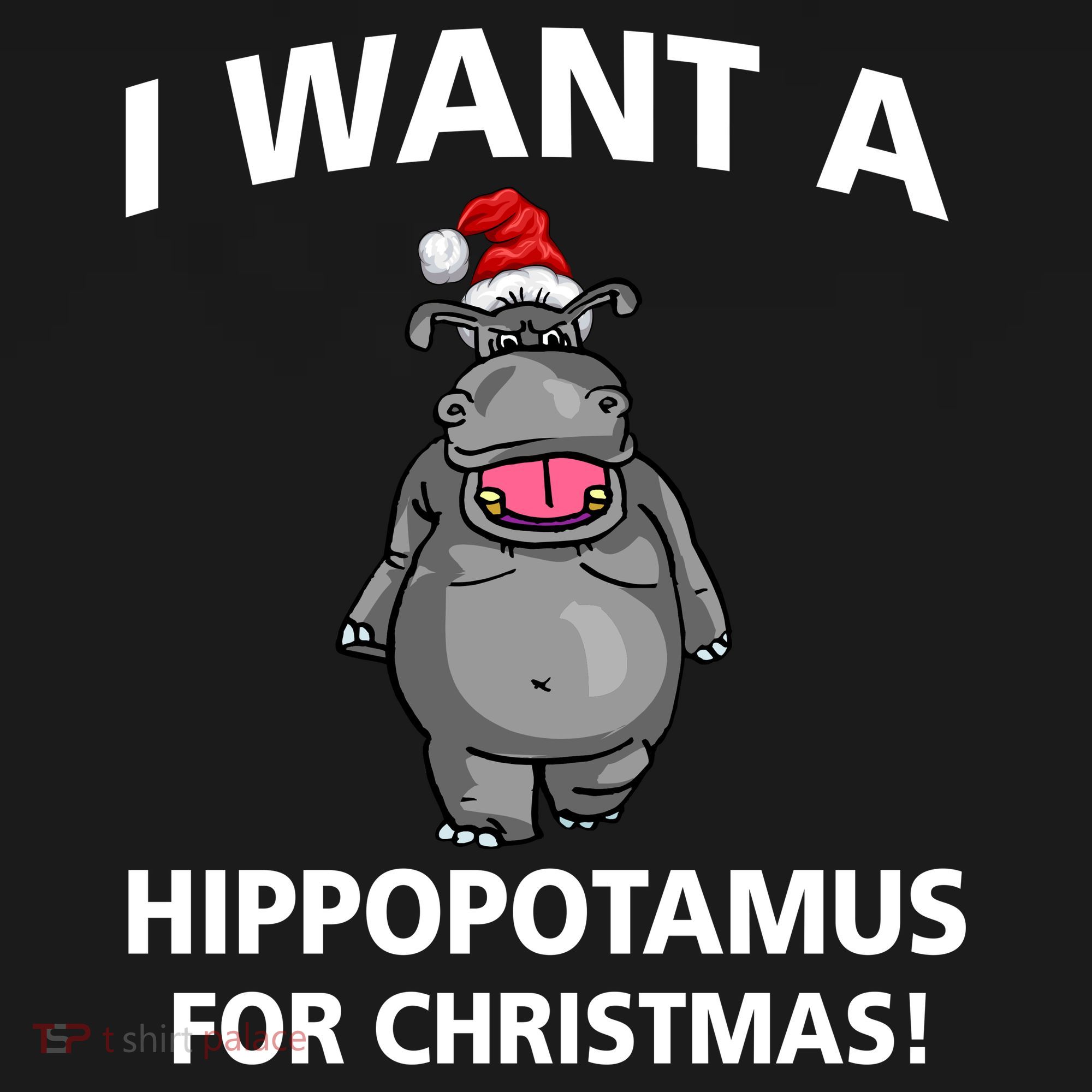 I Want A Hippopotamus For Christmas Visor