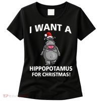 I Want A Hippopotamus For Christmas Women's T-Shirt thumb 0