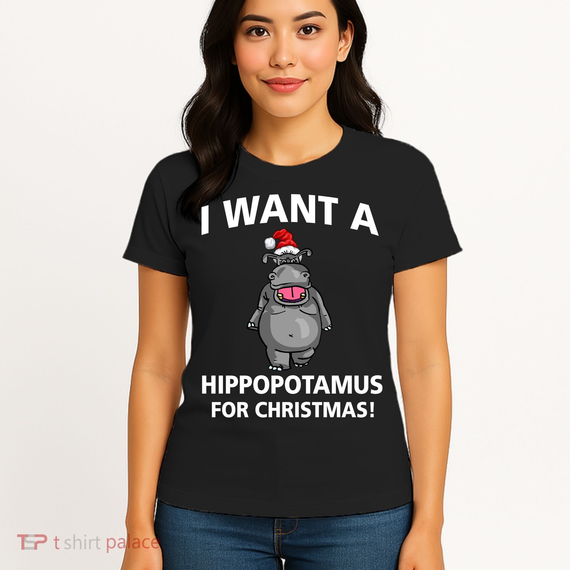 I Want A Hippopotamus For Christmas Women's T-Shirt