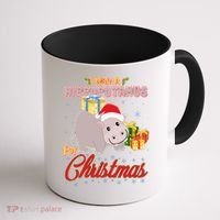 I Want A Hippopotamus for Christmas Classic Song Coffee Mug thumb 1