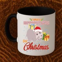 I Want A Hippopotamus for Christmas Classic Song Coffee Mug thumb 2