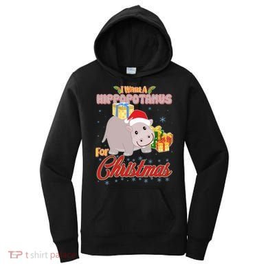 I Want A Hippopotamus for Christmas Classic Song Women's Hoodie