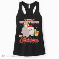 I Want A Hippopotamus for Christmas Classic Song Women's Tank Top thumb 0