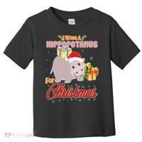 I Want A Hippopotamus for Christmas Classic Song Toddler T-Shirt thumb 0
