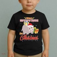I Want A Hippopotamus for Christmas Classic Song Toddler T-Shirt thumb 2