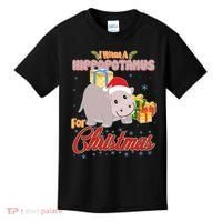 I Want A Hippopotamus for Christmas Classic Song Kids T-Shirt thumb 0