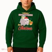 I Want A Hippopotamus for Christmas Classic Song Hoodie thumb 2