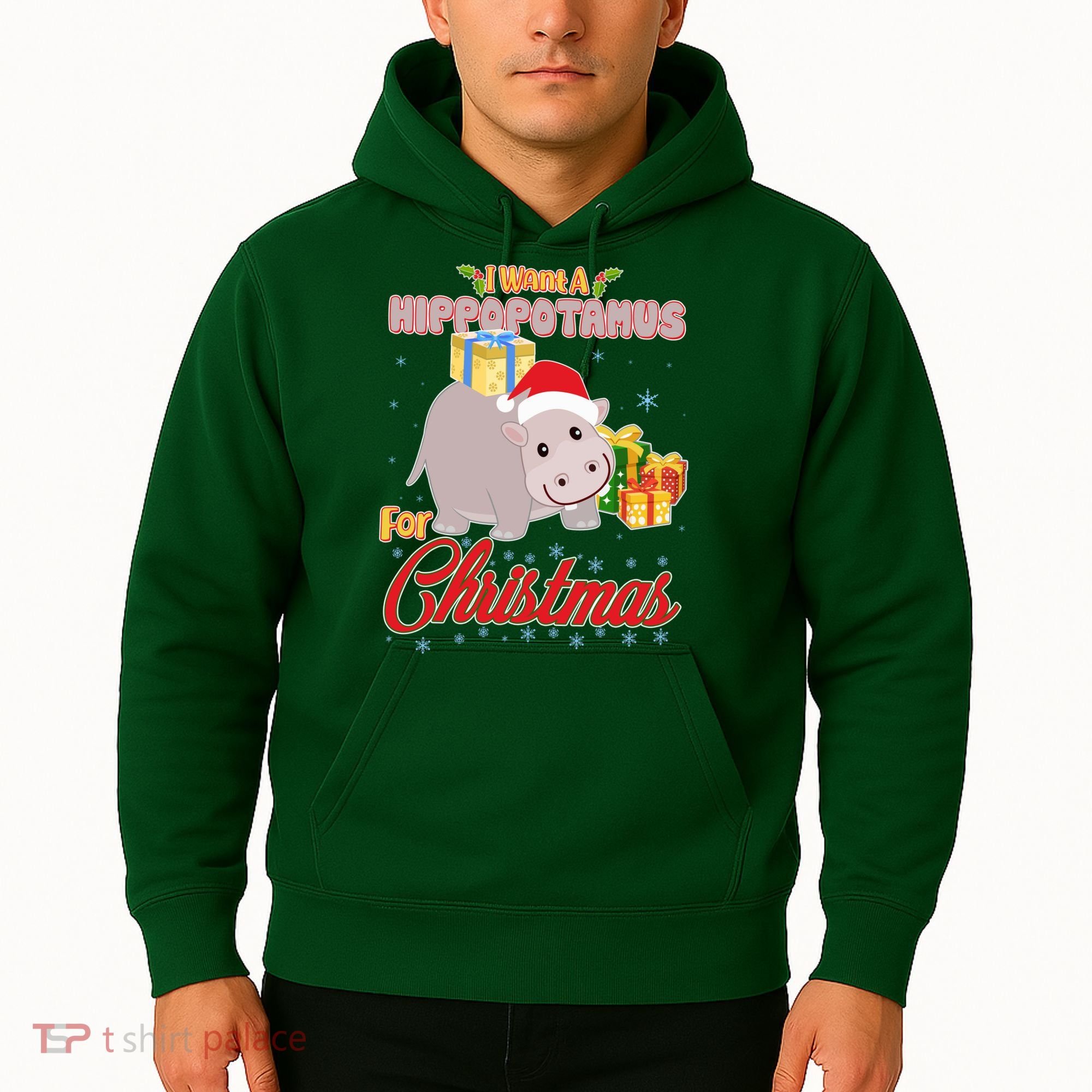 I Want A Hippopotamus for Christmas Classic Song Hoodie
