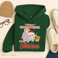 I Want A Hippopotamus for Christmas Classic Song Hoodie thumb 4