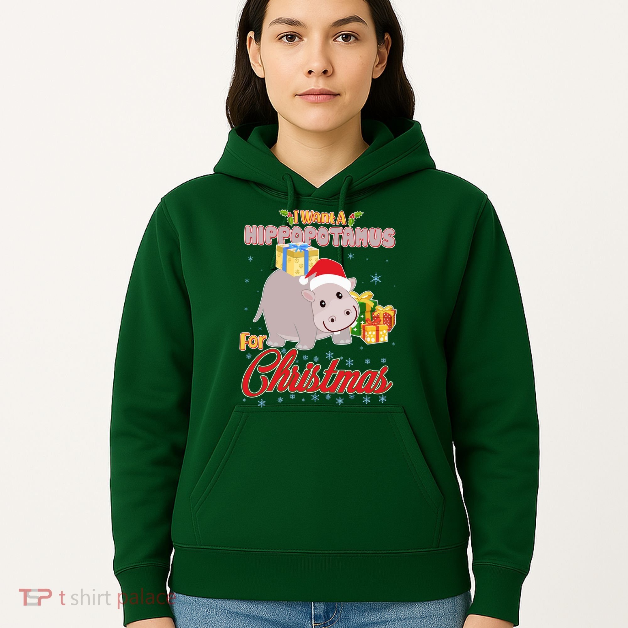 I Want A Hippopotamus for Christmas Classic Song Hoodie