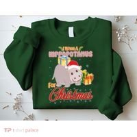 I Want A Hippopotamus for Christmas Classic Song Sweatshirt thumb 2