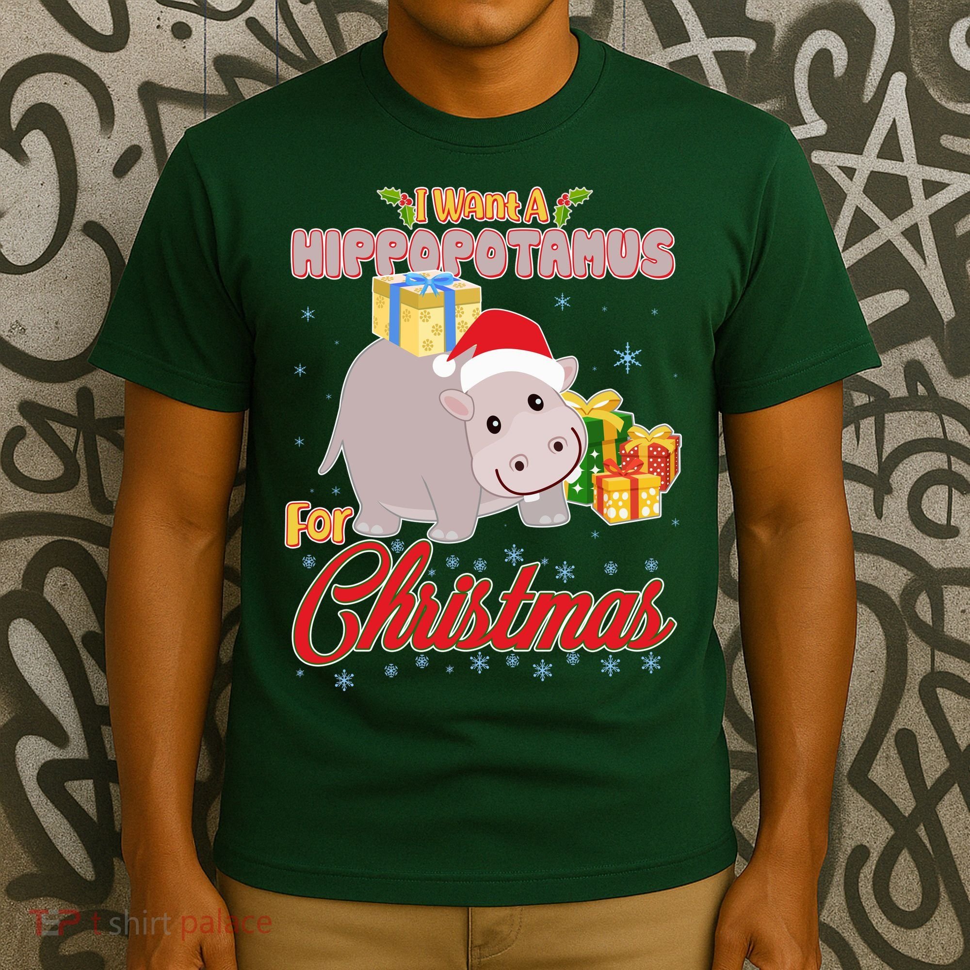 I Want A Hippopotamus for Christmas Classic Song T-Shirt