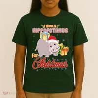 I Want A Hippopotamus for Christmas Classic Song T-Shirt thumb 4