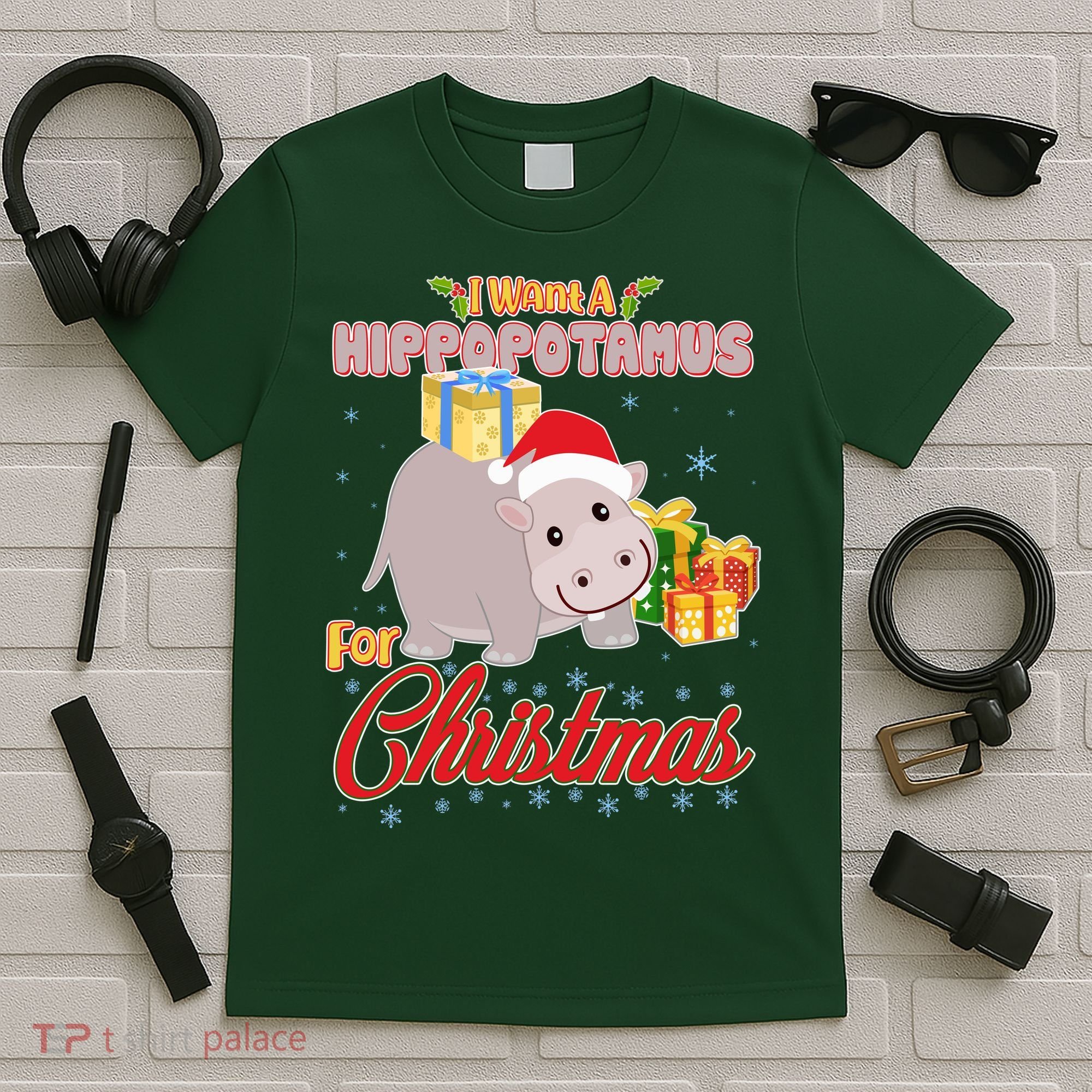 I Want A Hippopotamus for Christmas Classic Song T-Shirt