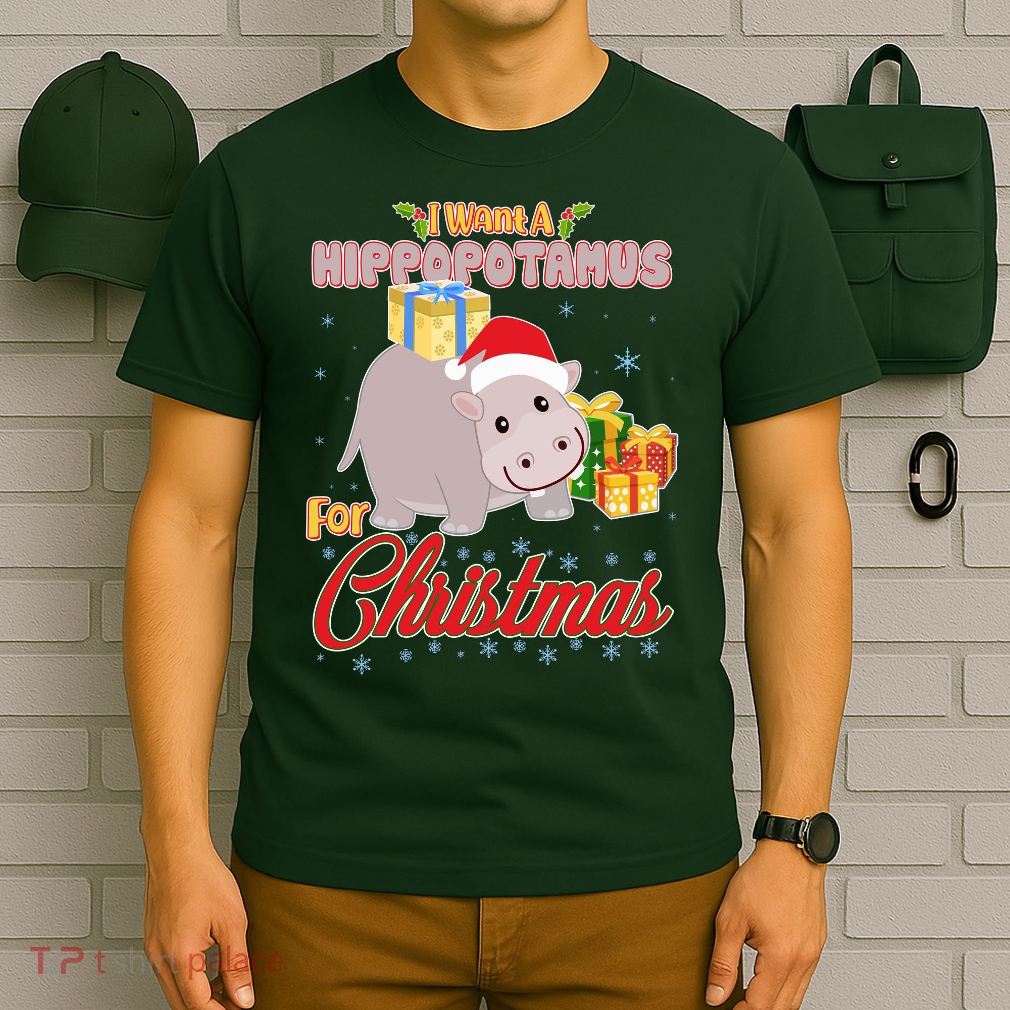 I Want A Hippopotamus for Christmas Classic Song T-Shirt