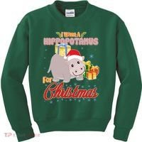 I Want A Hippopotamus for Christmas Classic Song Kids Sweatshirt thumb 0