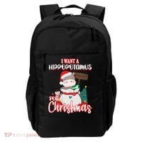 I Want A Hippopotamus For Christmas Ho Ho Ho Backpack thumb 0