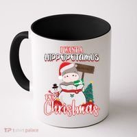 I Want A Hippopotamus For Christmas Ho Ho Ho Coffee Mug thumb 0