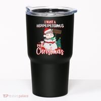 I Want A Hippopotamus For Christmas Ho Ho Ho Tumbler thumb 0