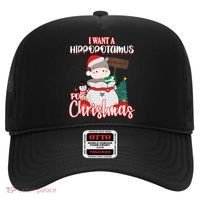 I Want A Hippopotamus For Christmas Ho Ho Ho Hat thumb 0