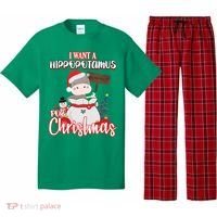 I Want A Hippopotamus For Christmas Ho Ho Ho Pajama Set thumb 0